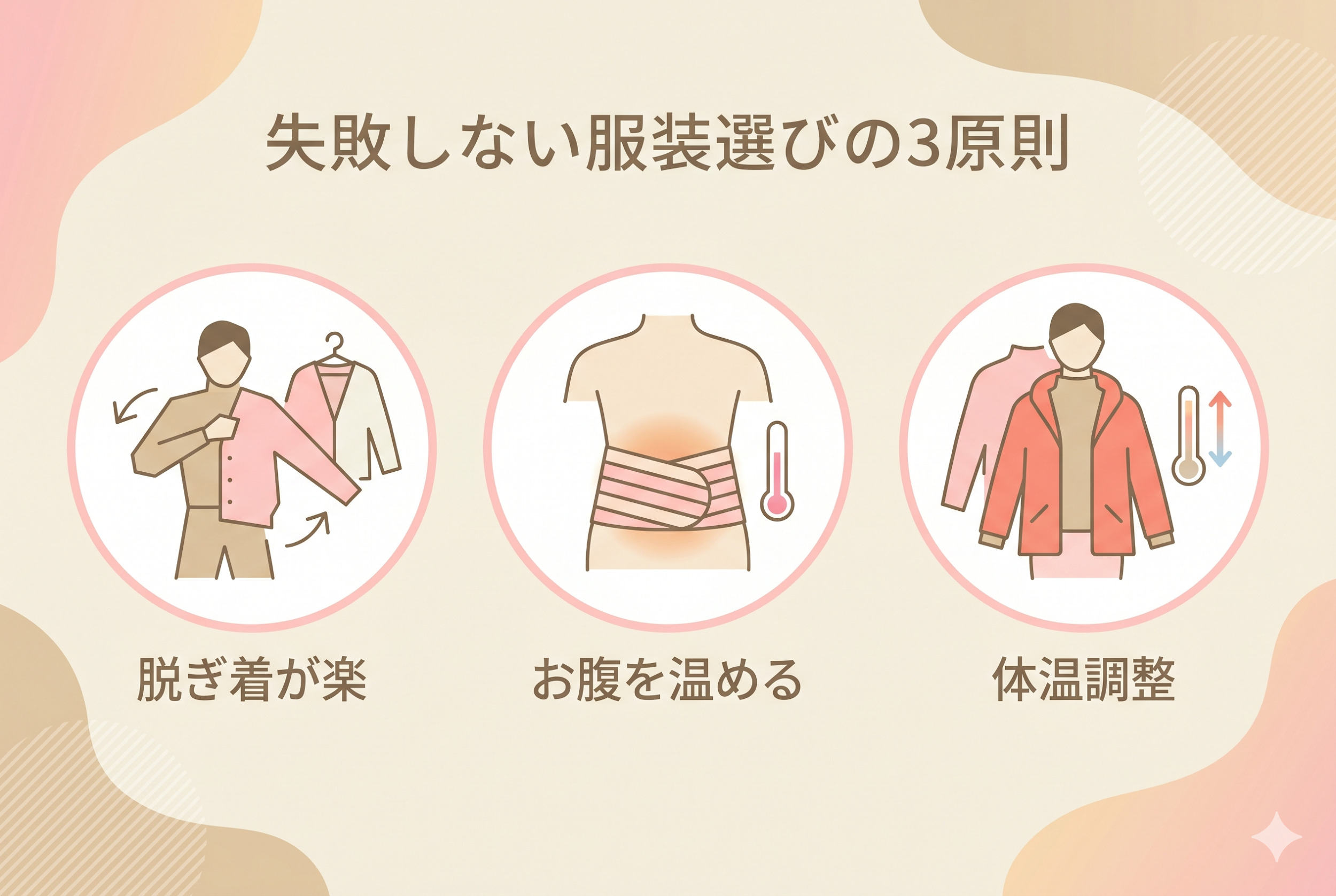 失敗しない服装選びの3原則