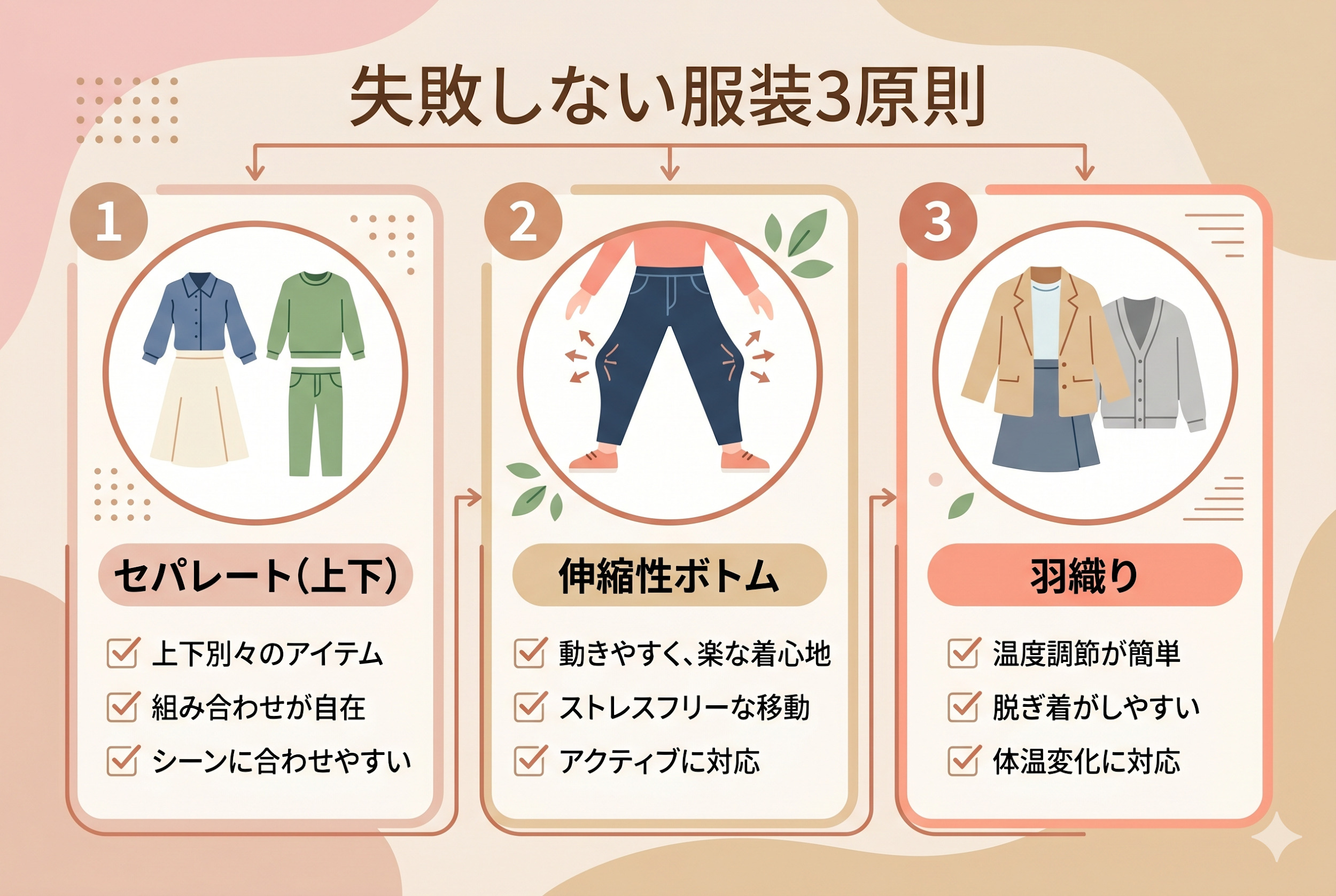 失敗しない服装3原則